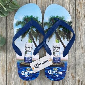 Men’s Corona Flip-Flops Sandals Shoes Size 10